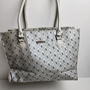 Y2K Caesars Palace Casino Profile Logo Large w/ 2 Carry Handles Grey Tote Bag